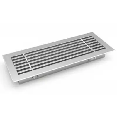 AK700 - Floor grille with aluminium bars