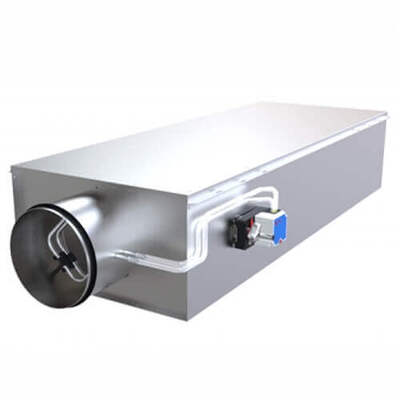VAV terminal box with sound attenuation