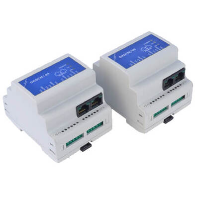 DIN rail mounted analog to digital converter
