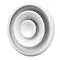 DE100 - Circular diffuser with adjustable air pattern