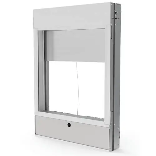 Remote smoke control damper