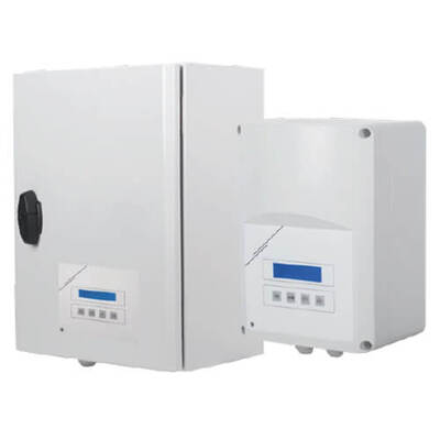 230 VAC two-speed transformer controller with digital timer and LCD display