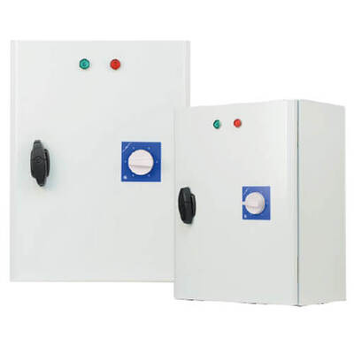 3-phase 400 VAC transformer controller with thermomagnetic breaker