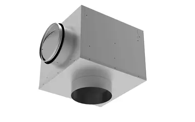 UPK2 - Plenum box for round diffuser