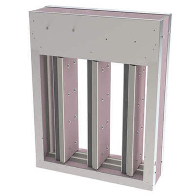VL120 3L - Multi blade smoke evacuation damper 120' with 3 blades