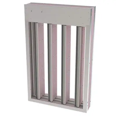 VL120 4L - Multi blade smoke evacuation damper 120' with 4 blades