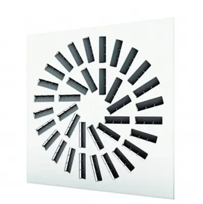 WT100 - Square swirl diffuser